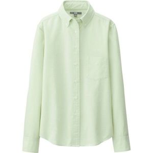 Light Green Uniqlo Oxford Shirt